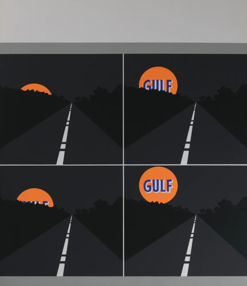 Zeefdruk D'arcangelo - Abstract composition, 1971