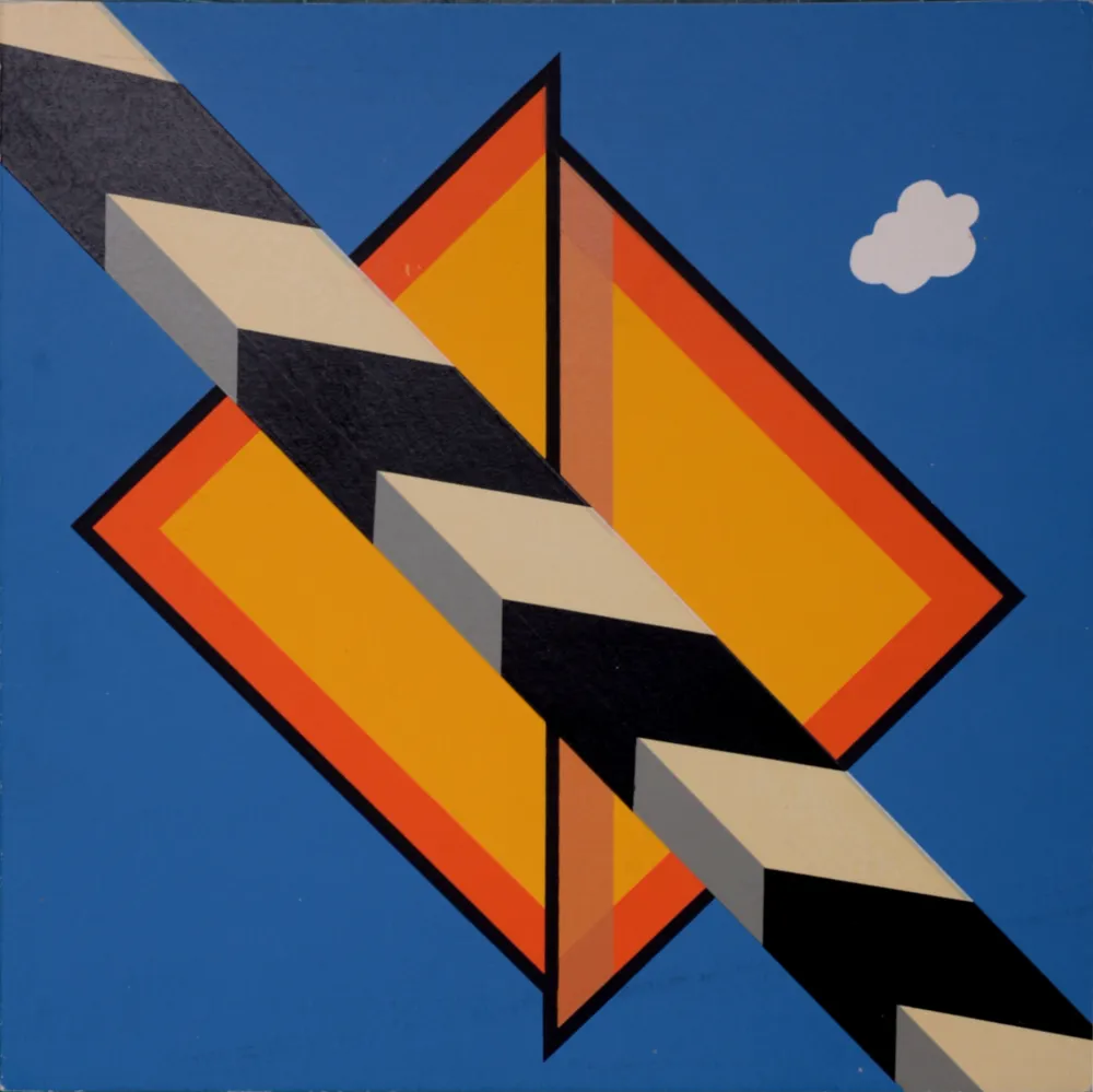 Zeefdruk D'arcangelo - Composition, 1969