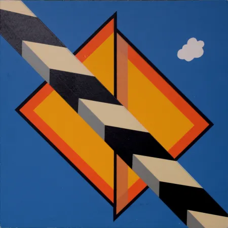 Zeefdruk D'arcangelo - Composition, 1969