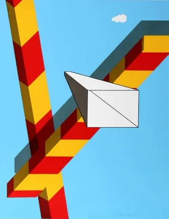 Zeefdruk D'arcangelo - Landscape