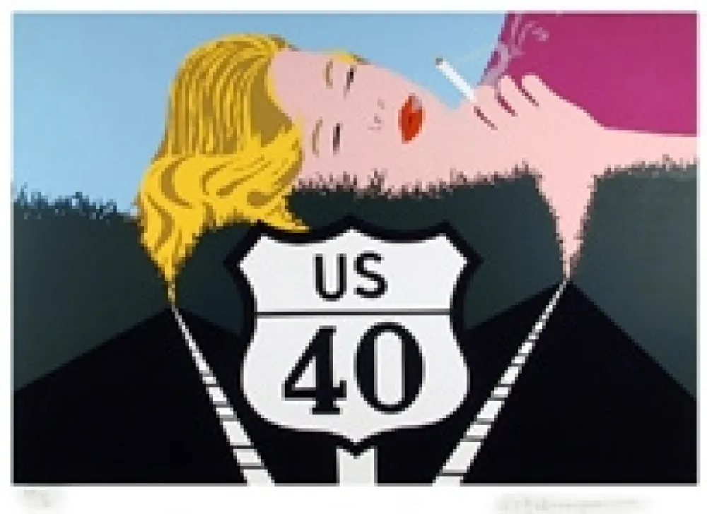 Zeefdruk D'arcangelo - Smoke Dreams