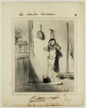 Lithografie Daumier - L'Héritier présomptif