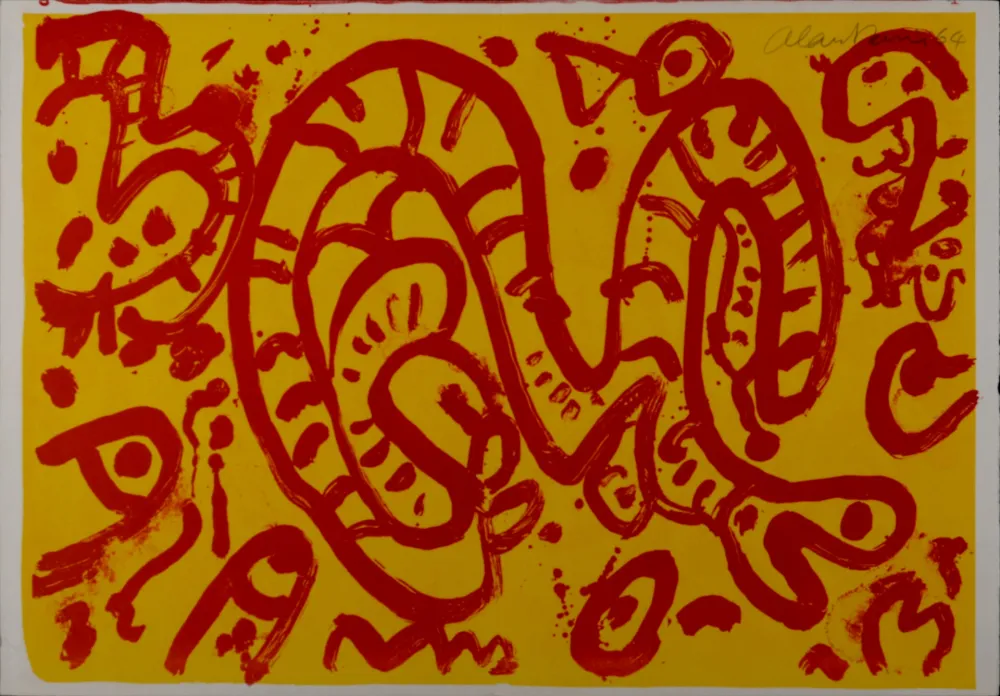 Lithografie Davie - 1 Cent Life, 1964 - Hand-Signed! 