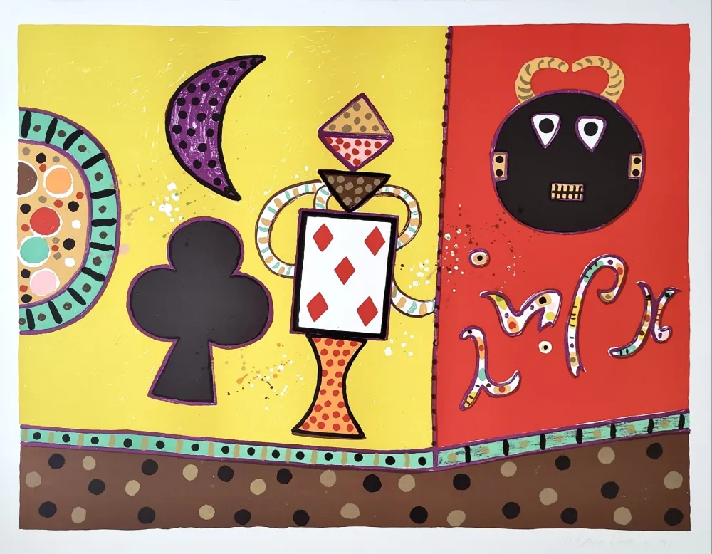 Lithografie Davie - Guli Wall