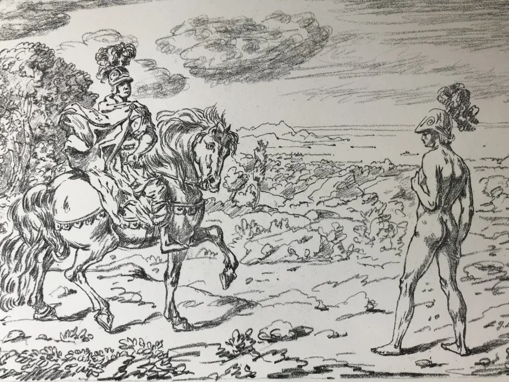 Lithografie De Chirico - Alexandros