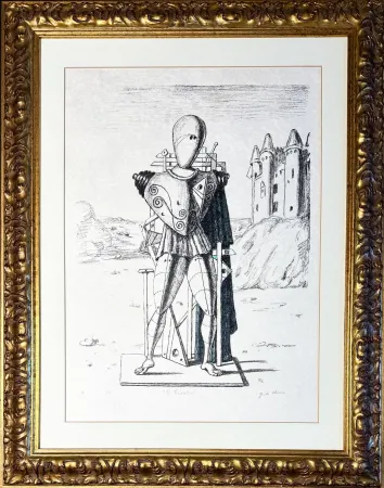 Lithografie De Chirico - Giorgio de Chirico (1888–1978) - Il trovatore 
