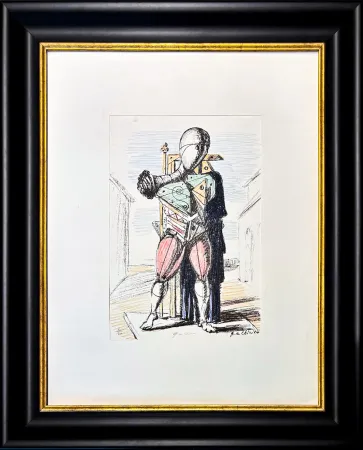 Lithografie De Chirico - Giorgio De Chirico (1888–1978) - Manichino - 6-colour lithography - 1964