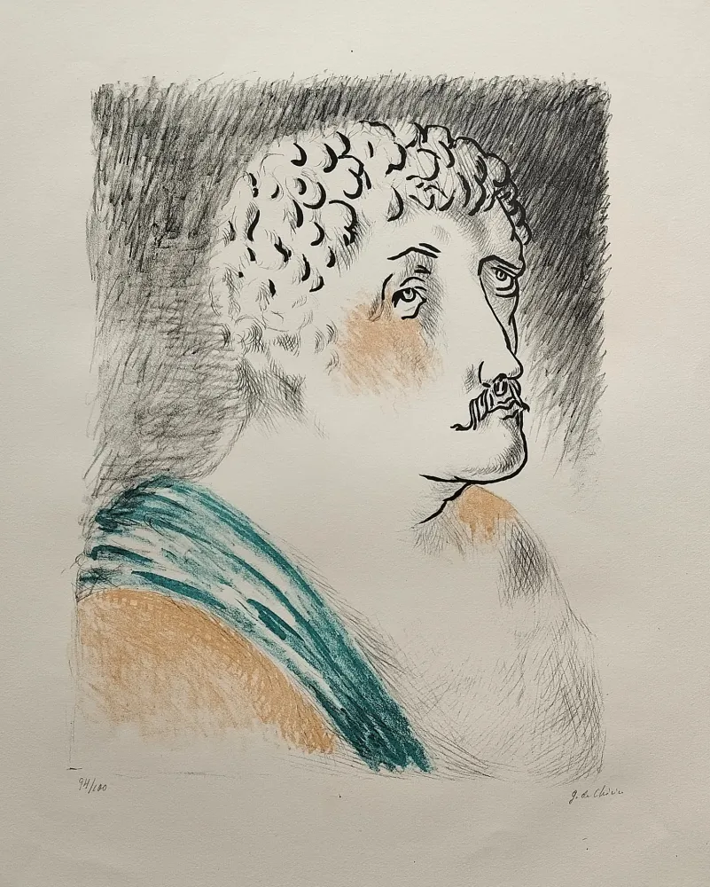 Lithografie De Chirico - Hebdomeros