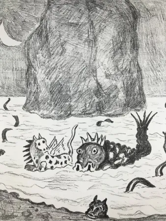 Lithografie De Chirico - I Mostri