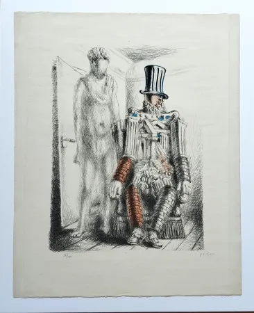 Lithografie De Chirico - Il ritorno del figliol prodigo