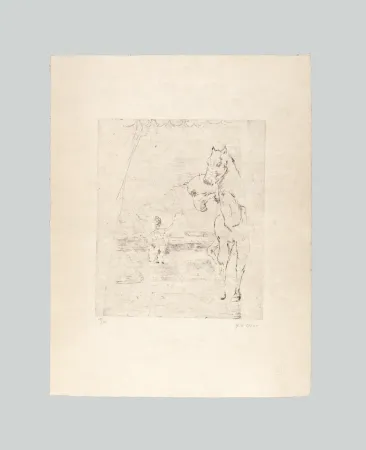 Gravure De Chirico - Il ritorno del guerriero