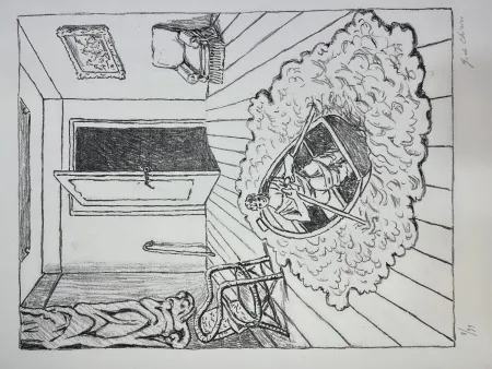 Lithografie De Chirico - Il ritorno di Ulisse