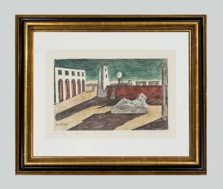 Lithografie De Chirico - L'enigma del ritorno