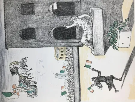 Lithografie De Chirico - L'Italia del centenario 