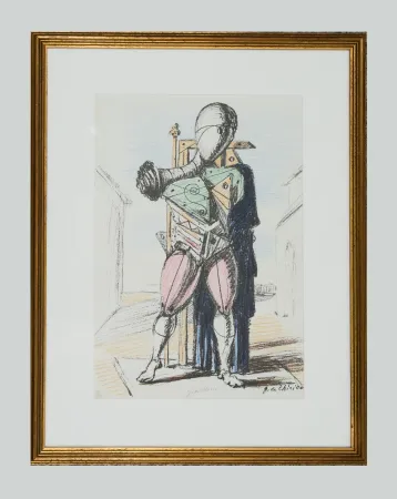 Lithografie De Chirico - Manichino