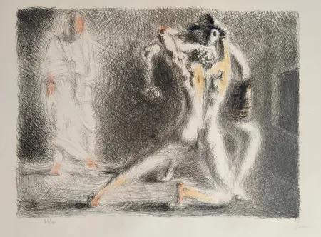Lithografie De Chirico - Scuola di Gladiatori