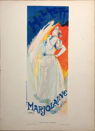Lithografie De Feure - Marjolaine, 1896