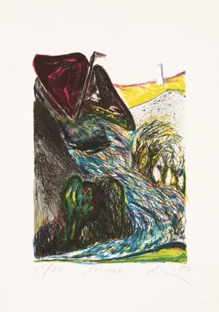 Lithografie De Jong - Phare