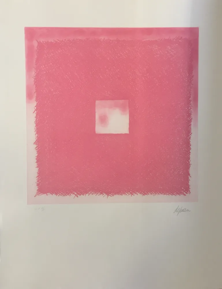 Ets En Aquatint De Juan - Cuadrado rosa