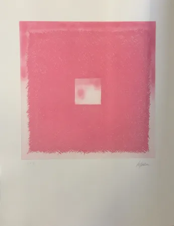 Ets En Aquatint De Juan - Cuadrado rosa