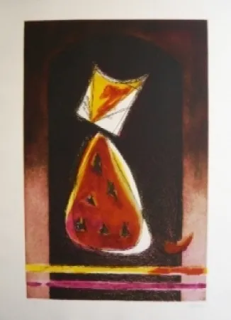 Ets En Aquatint De Juan - Retrato de Luisito en forma de pera