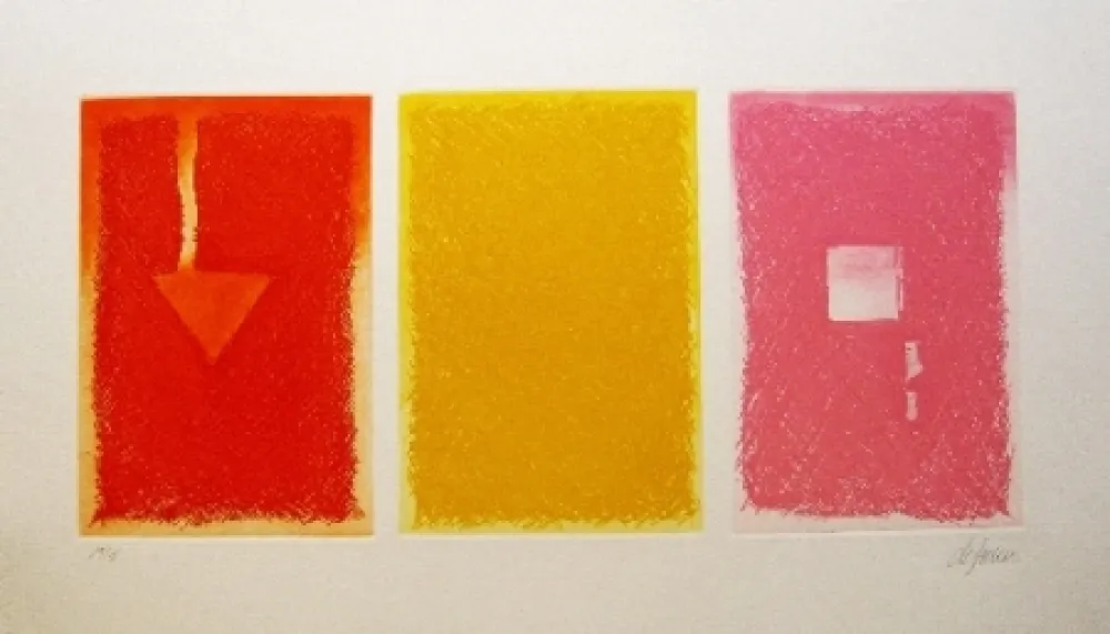 Ets En Aquatint De Juan - Triptica en color II