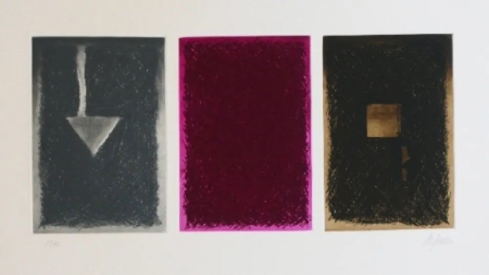 Ets En Aquatint De Juan - Triptico en color I