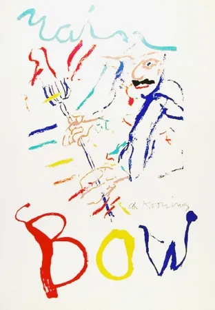 Lithografie De Kooning - Rainbow: Thelonius Monk, Devil at the Keyboard