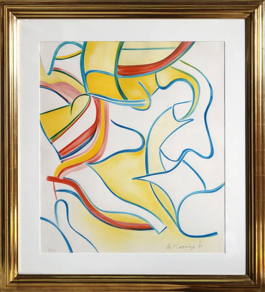 Lithografie De Kooning - Untitled from Quatre Lithographies