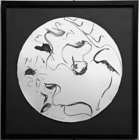 Lithografie De Kooning - Untitled from Self Portrait in a Convex Mirror