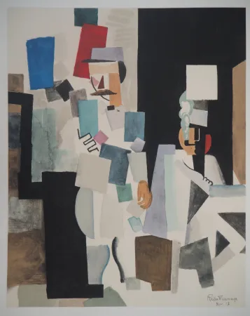 Lithografie De La Fresnaye - Après le défilé (Hommage à Fernand Léger)