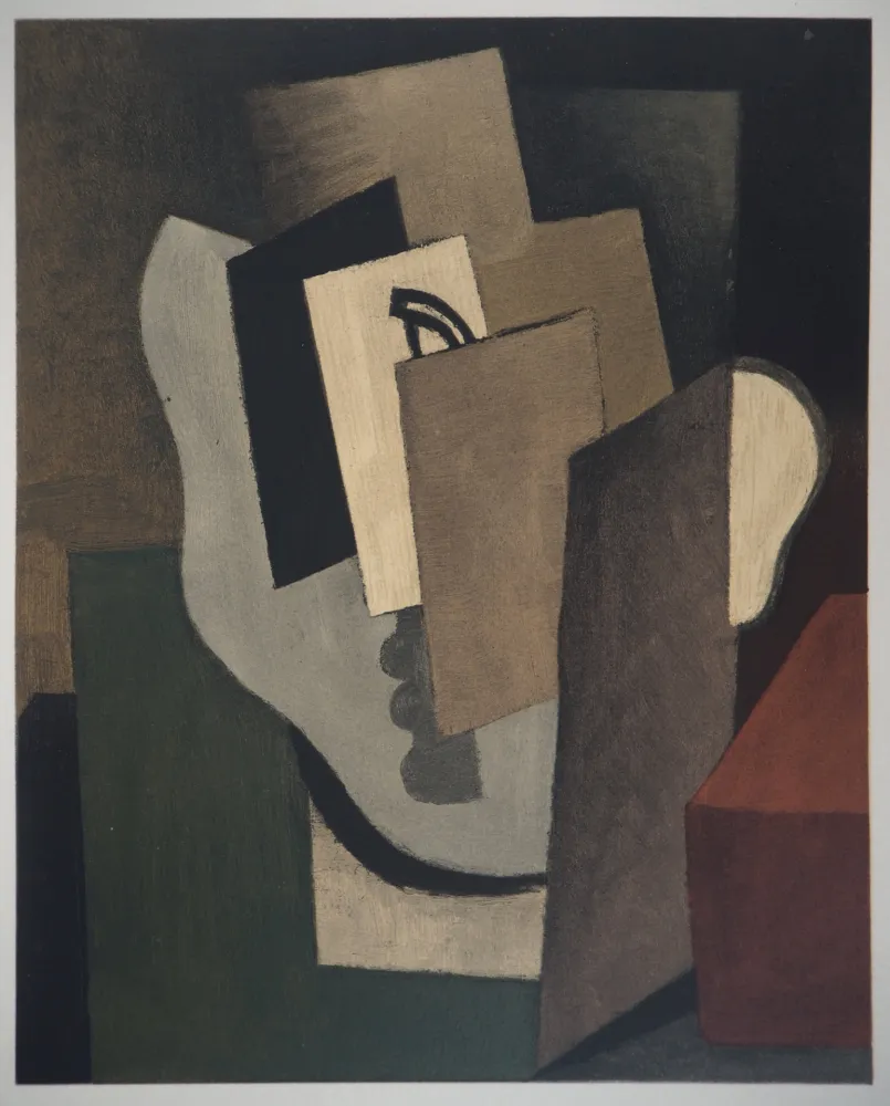 Lithografie De La Fresnaye - Composition cubiste