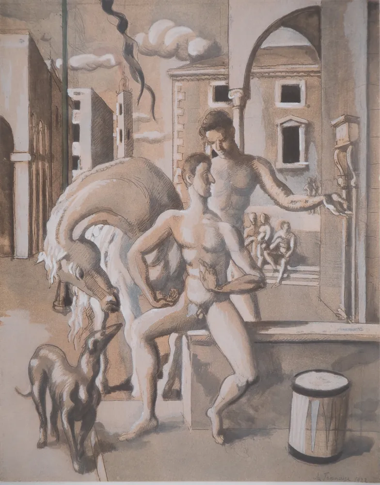 Lithografie De La Fresnaye - Nouvelle mythologie, le temps des héros