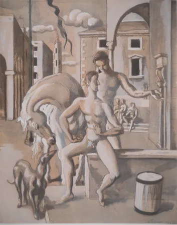 Lithografie De La Fresnaye - Nouvelle mythologie, le temps des héros
