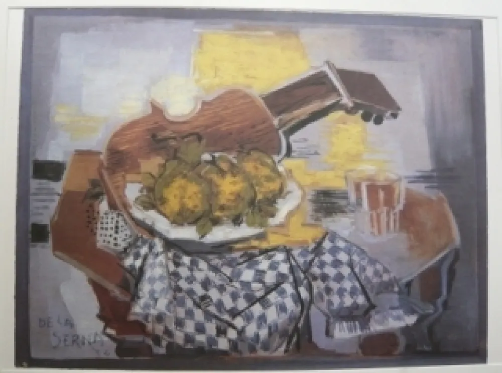 Lithografie De La Serna - Nature morte