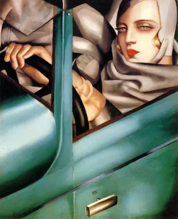 Lithografie De Lempicka - Autoportrait 