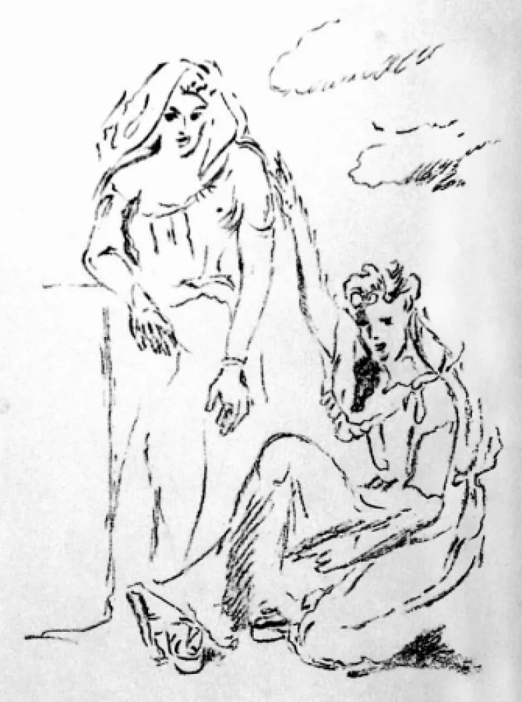 Lithografie De Pisis - Carmi di Catullo XI