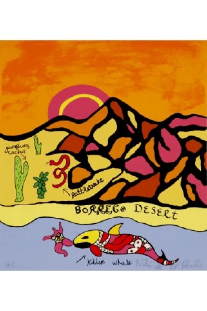 Lithografie De Saint Phalle - Borrego desert