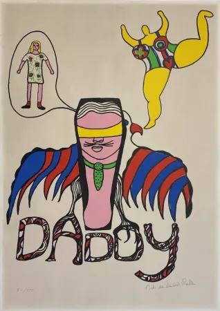 Zeefdruk De Saint Phalle - Daddy 