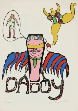 Zeefdruk De Saint Phalle - Daddy
