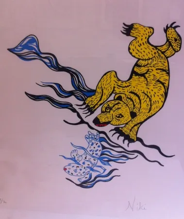 Zeefdruk De Saint Phalle - Die Barin