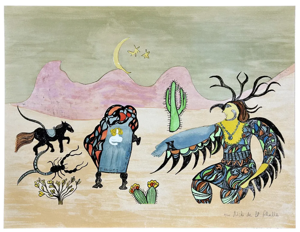 Lithografie De Saint Phalle - I dreamt I was in Arizona