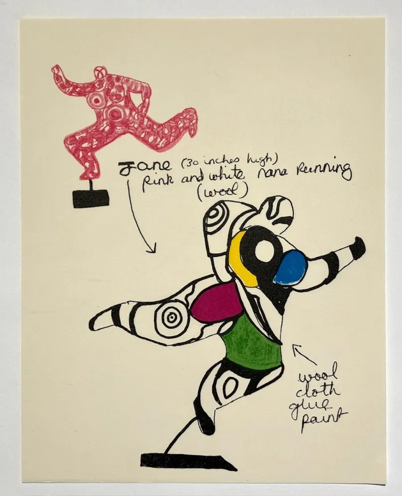 Lithografie De Saint Phalle - Jane. 1966
