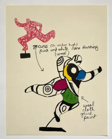 Lithografie De Saint Phalle - Jane. 1966