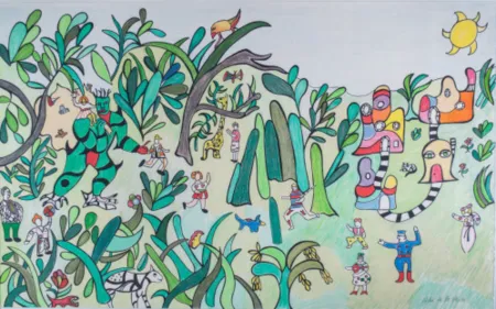 Linosnede De Saint Phalle - Jungle I, c