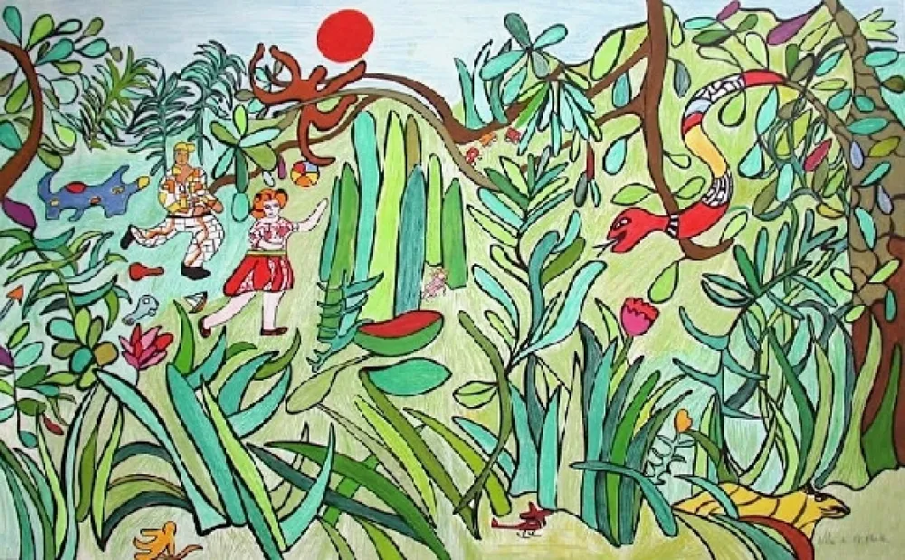 Lithografie De Saint Phalle - La  jungle 