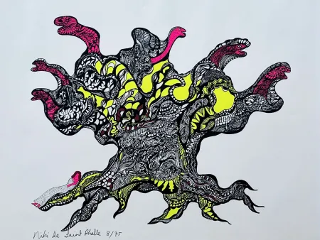 Zeefdruk De Saint Phalle - L'arbre 