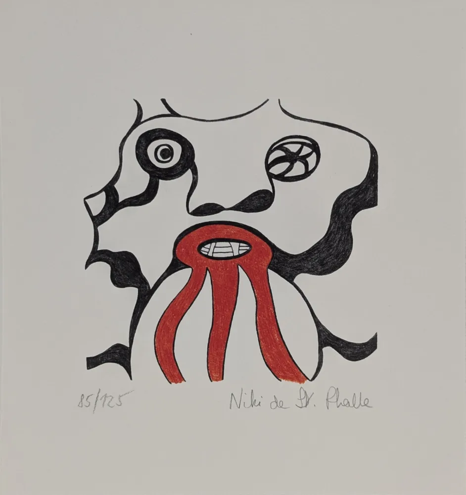 Lithografie De Saint Phalle - Le Golem - Jerusalem 