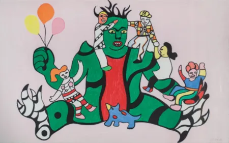 Lithografie De Saint Phalle - Le Monstre