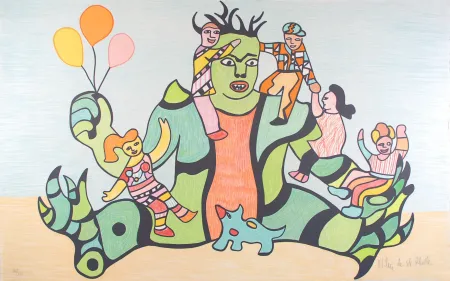 Lithografie De Saint Phalle - Le Monstre